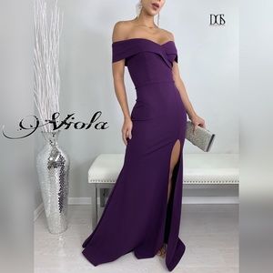 🔥 Viola - Elegant Dress Maxi Gown w/Mermaid